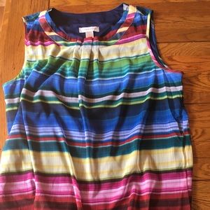 Christopher & Banks Striped Tank Top